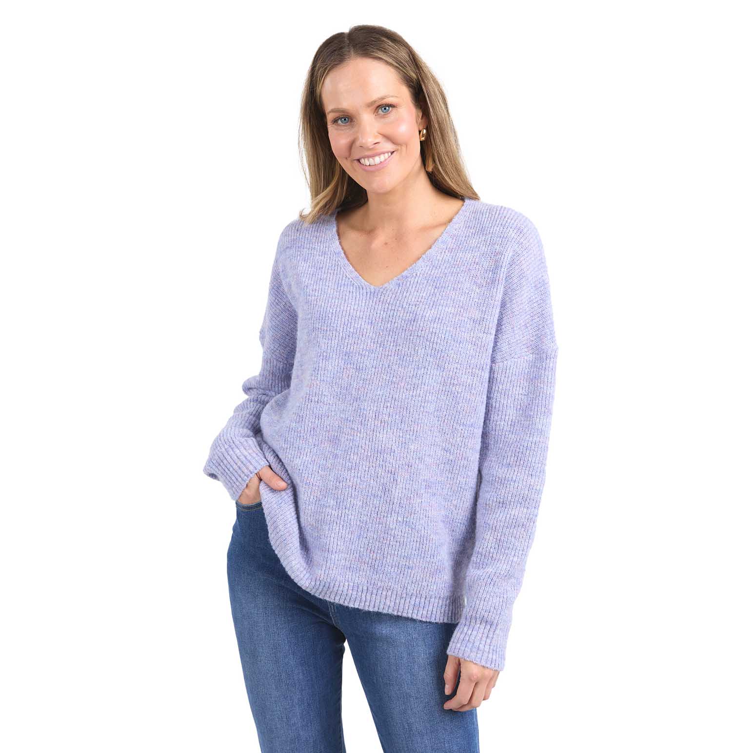 ELM Verity V Neck Knit Jersey